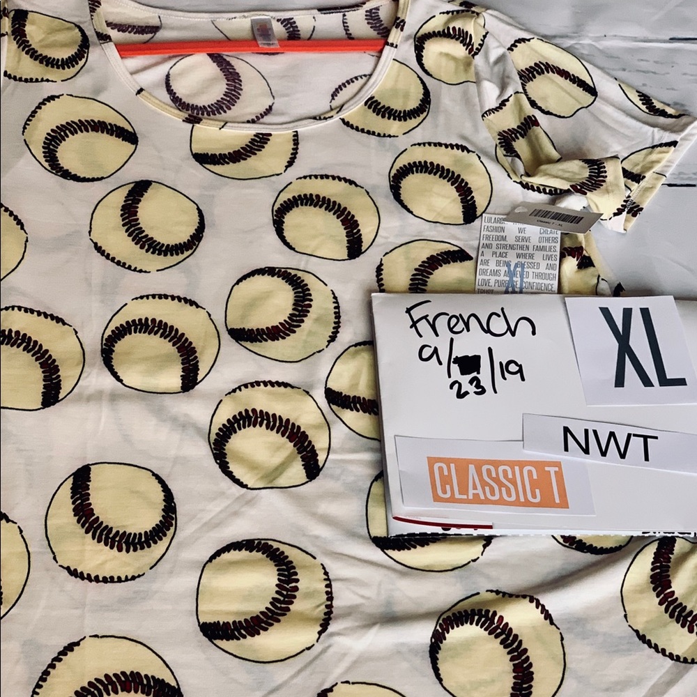 Vintage LuLaRoe Baseball Classic T